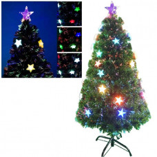 ALBERO STARS C/20 LED E FIBRE OTTICHE CM.120 TIPS 130 (2pz)